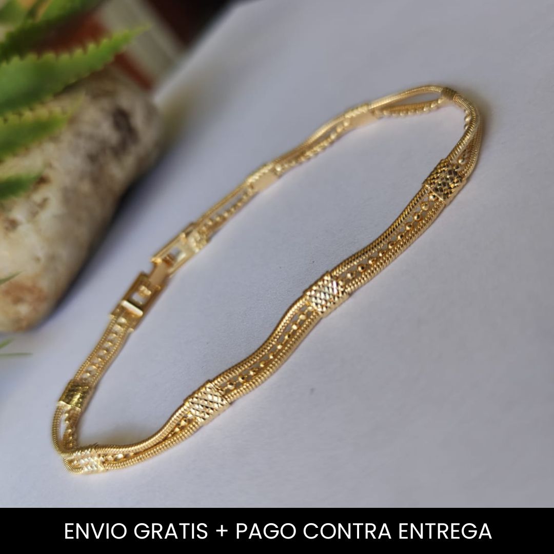 Pulsera Dorada de Elegancia Eternal - Envio Grátis + Pago Contra Entrega