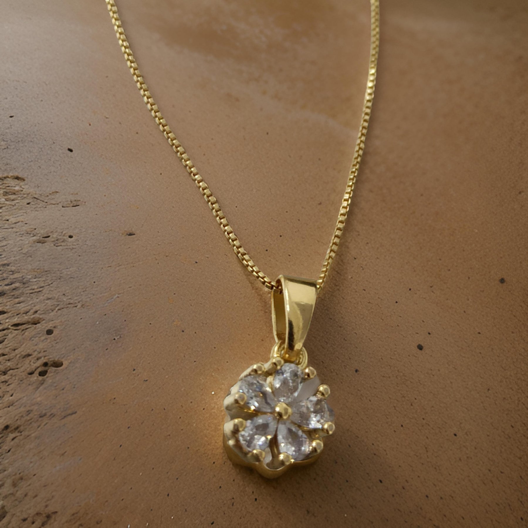 SET FLOR CRISTAL