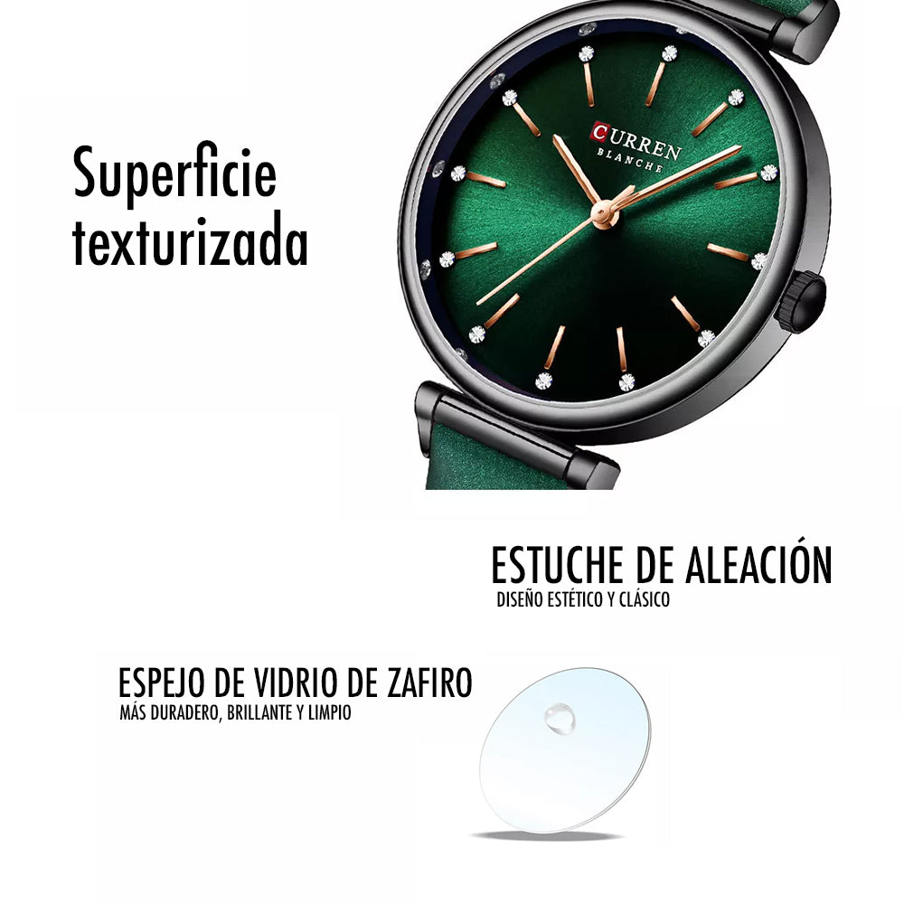 Reloj Rubi Curren 9081 Cuero