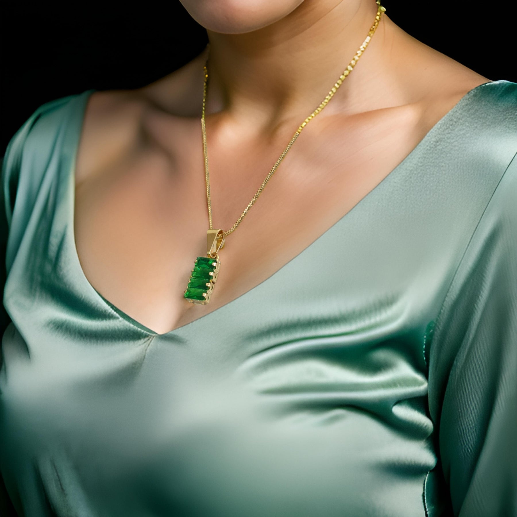 Set Esmeralda Elegancia - Envio Gratis + Pago Contra Entrega