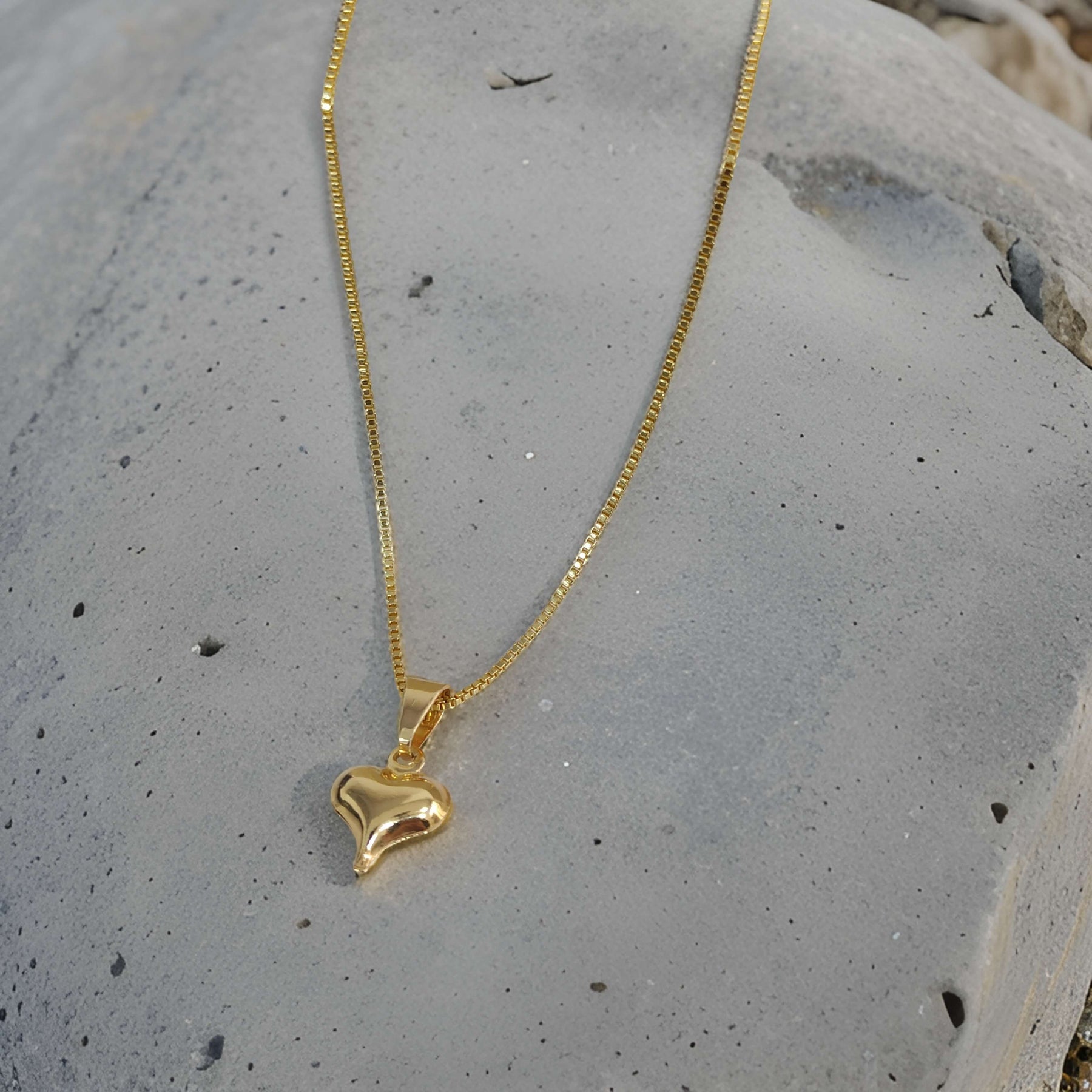 Collar Corazón - Oro laminado 18k