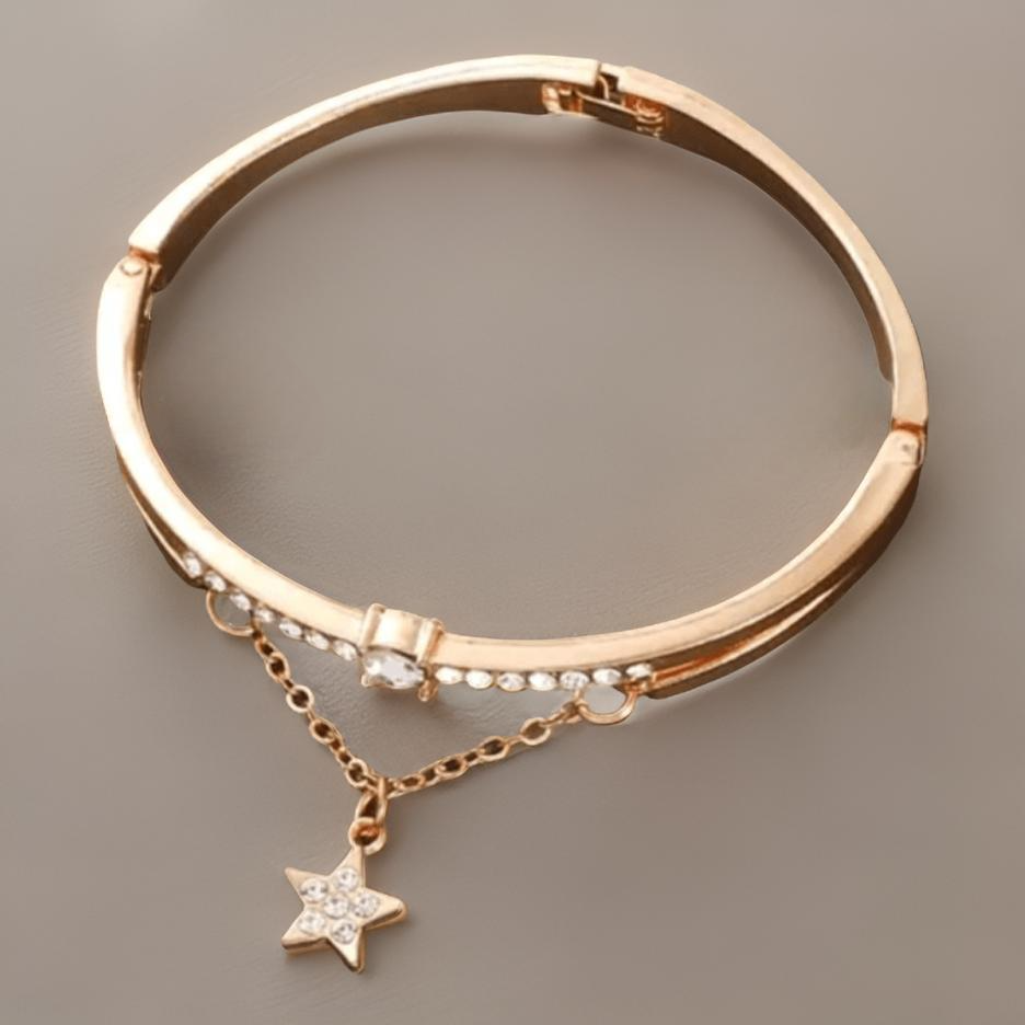Set Esmeralda Dorada: Reloj + Pulsera - Envio Gratis +Pago Contra Entrega