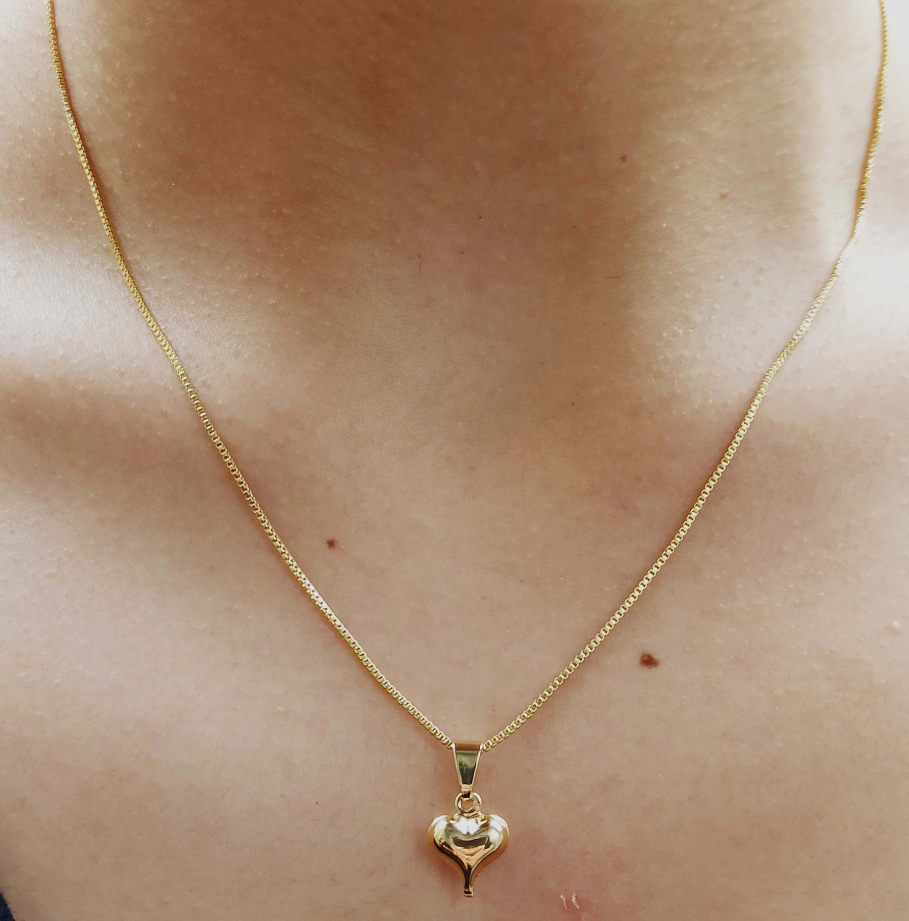 Collar Corazón - Oro laminado 18k