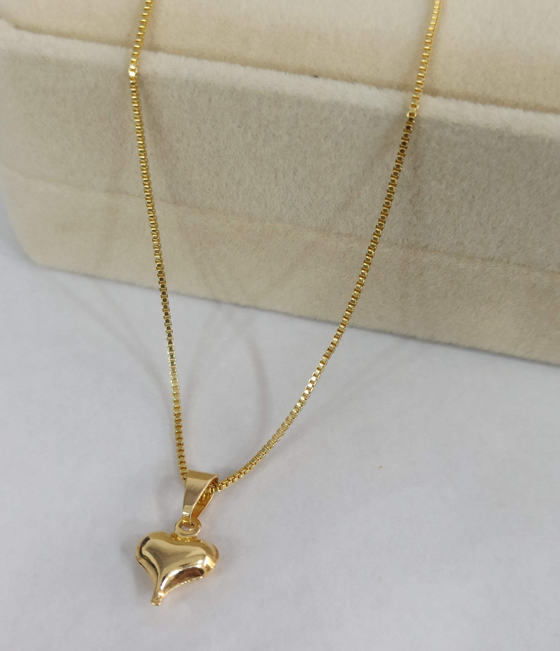 Collar Corazón - Oro laminado 18k