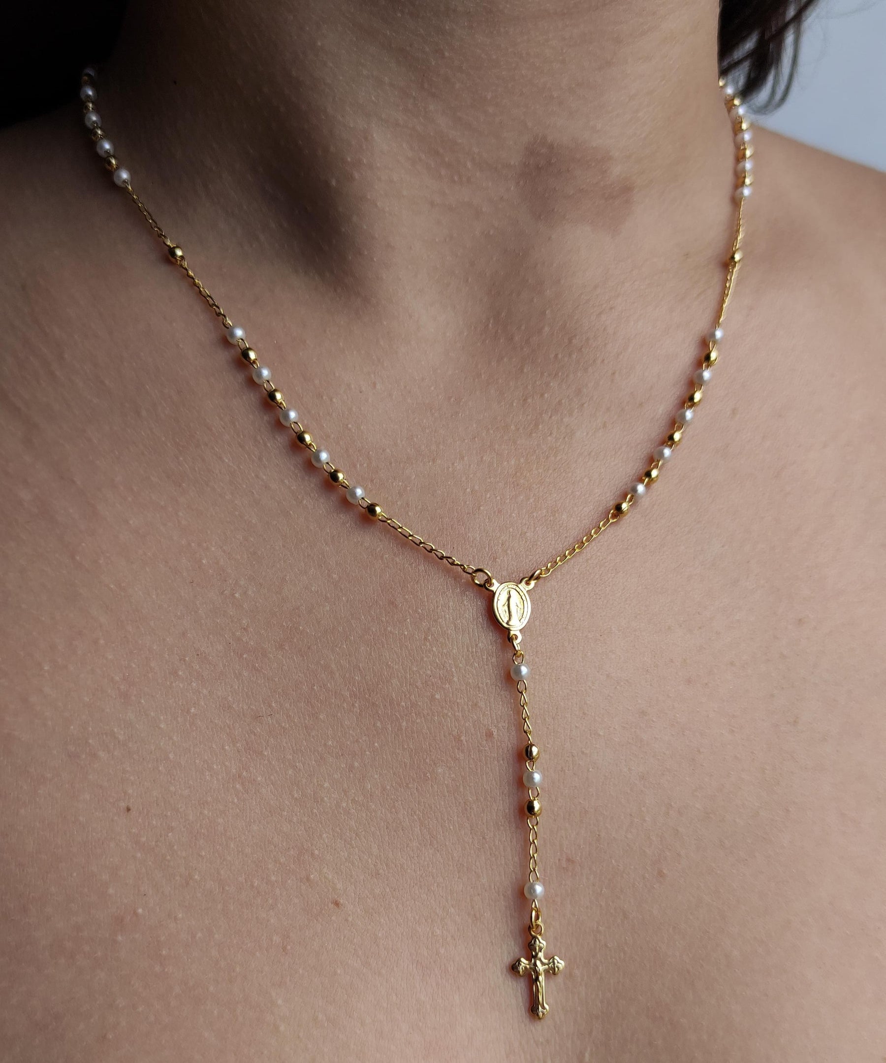 CAMANDULA PERLAS PARA DAMA