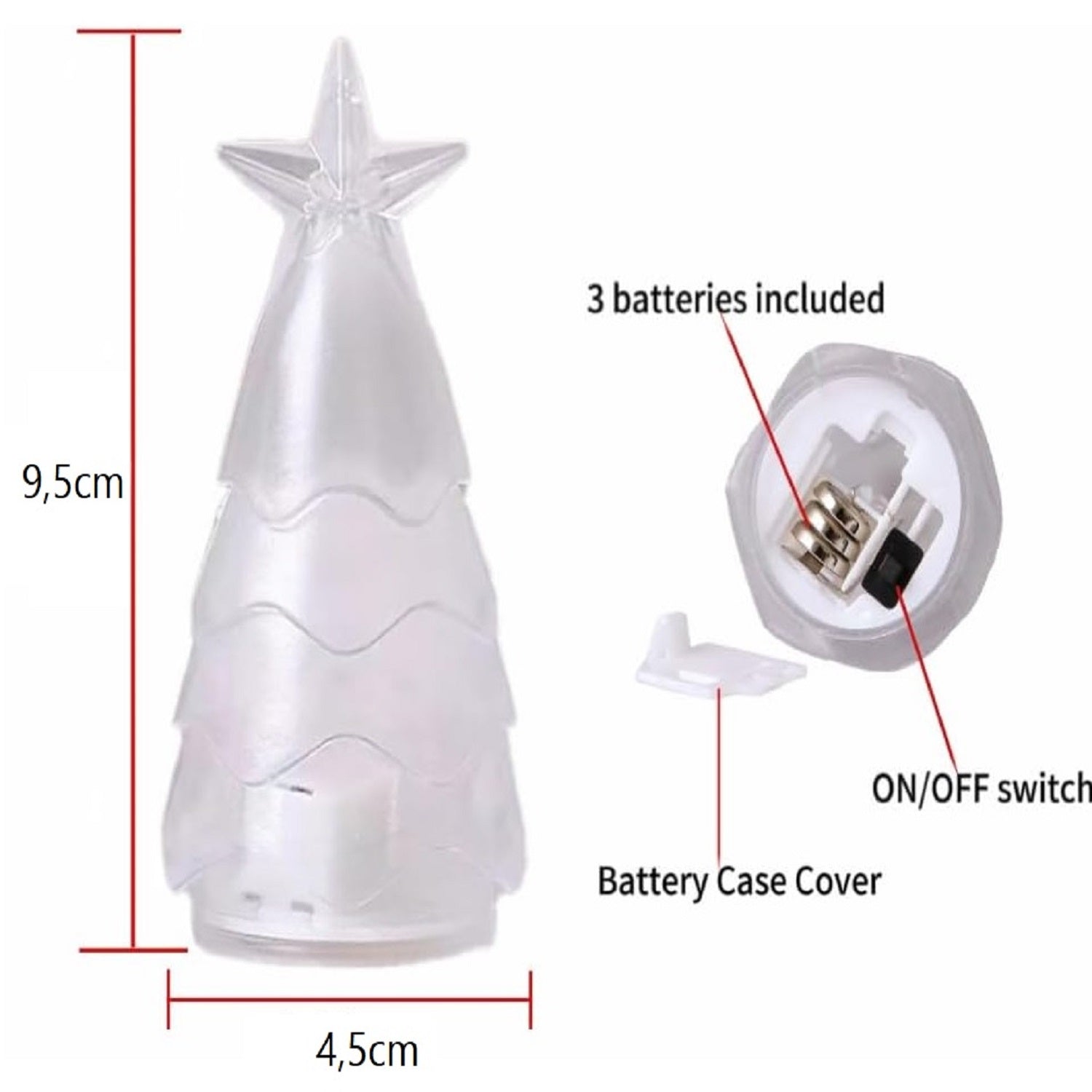 Vela LED Árvore de Luz - 1 unidad