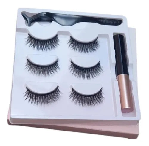 MagnetLash Elegance - Kit De Pestañas Magnéticas Profesional 4d - Envio Gratis Paga en Casa