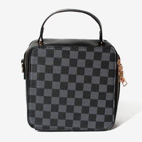 Bolso Manos Libres L 33- Negro Cuadros