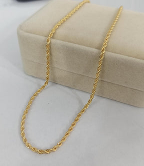 Cadena Lazo Unisex - Laminado Oro 18k