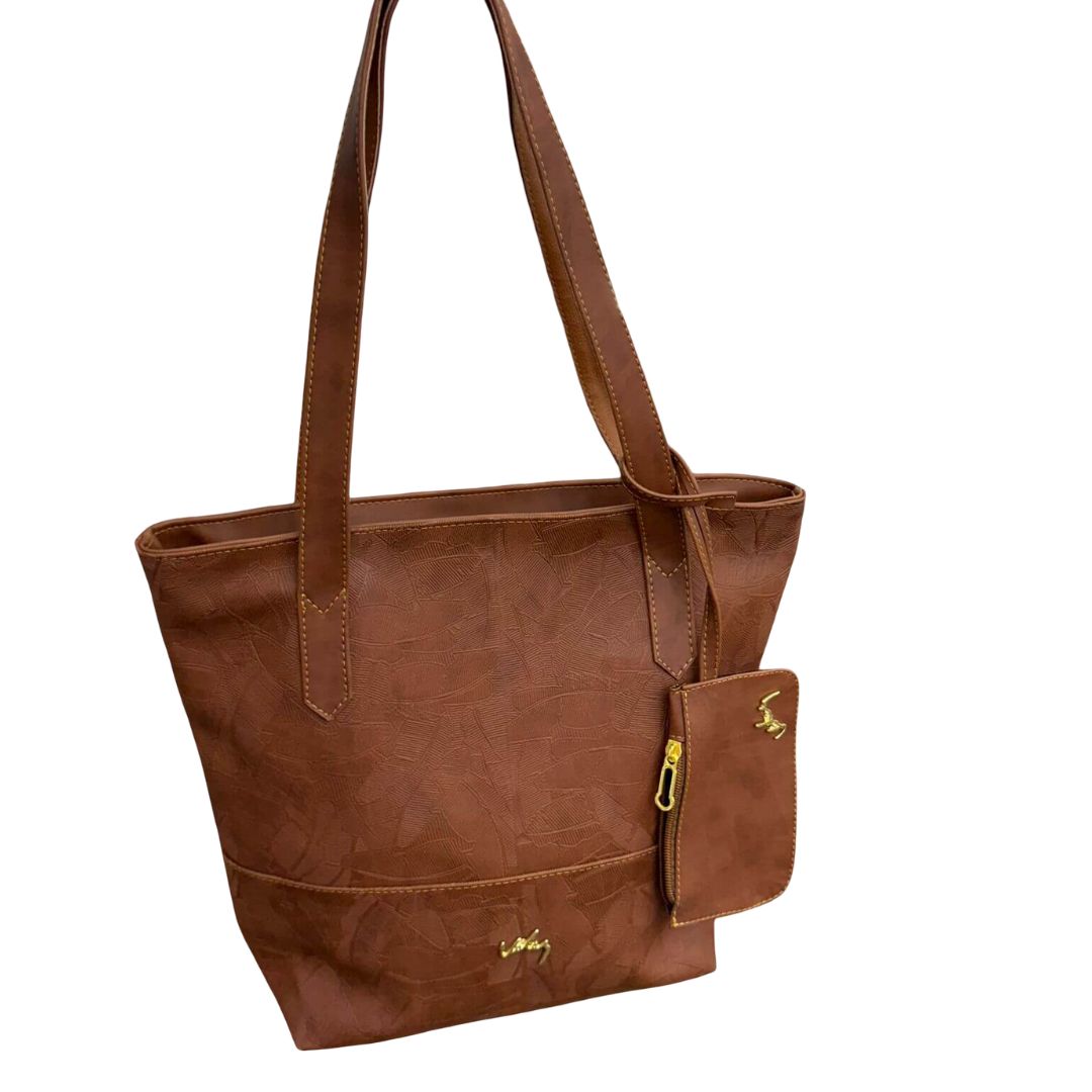 Bolso Dama Elegancia Urbana – Set Anali - Marron