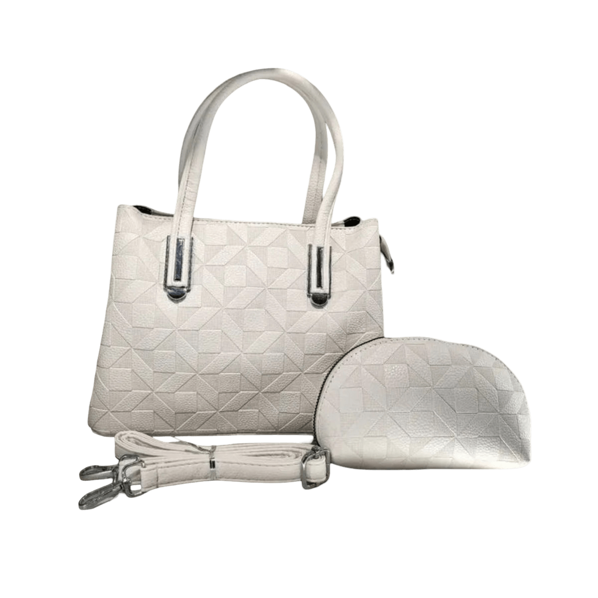 Set Elegancia Urbana – Bolso 3 en 1 - Blanco