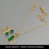 Set Esmeralda Elegancia - Envio Gratis + Pago Contra Entrega.