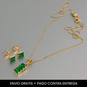 Set Esmeralda Elegancia - Envio Gratis + Pago Contra Entrega.