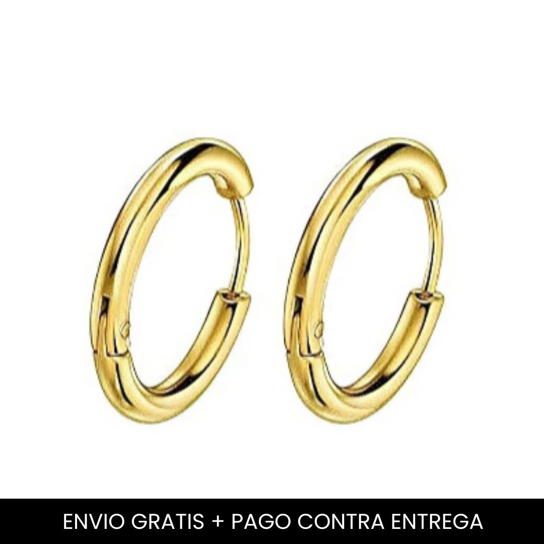 Aretes Aro Elegancia - Envio Gratis + Pago Contra Entrega