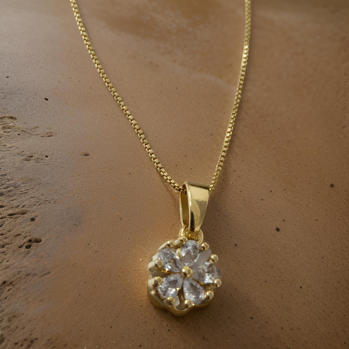 SET FLOR CRISTAL