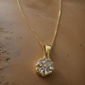 SET FLOR CRISTAL
