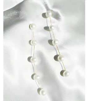 Aretes Bohemia Pearl Elegance 9cm