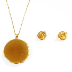 Collar Mandala + Aretes + Estuche