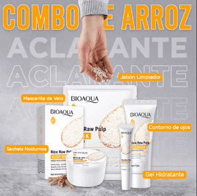 Kit Skincare de Arroz - Envio Gratis + Pago Contra Entrega