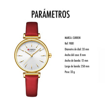 Reloj Rubi Curren 9081 Cuero