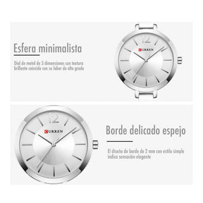 Reloj Luz Radiante Curren 9012