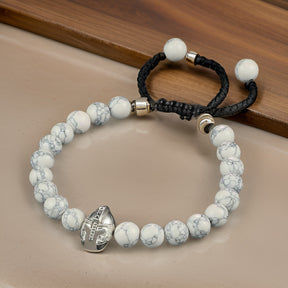 Pulsera Cuarzo Blanco Guerrero + Estuche