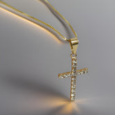 CADENA CRUZ PIEDRA