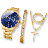 Combo Elegance 4 en 1: Reloj, Collar, Anillo y Pulsera - Envio Gratis + Pago Contra Entrega