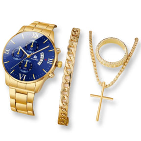 Combo Elegance 4 en 1: Reloj, Collar, Anillo y Pulsera - Envio Gratis + Pago Contra Entrega