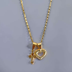 Collar Cruz de Amor - Envio Gratis + Pago Contra Entrega