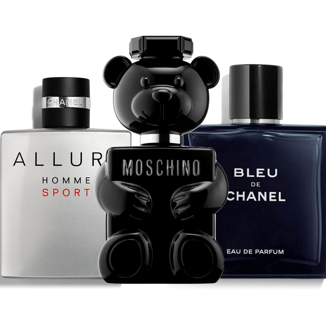 Kit 3 Perfumes (Bleu Chanel + Allure Home Sport + Toy Boy)