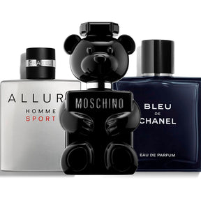 Kit 3 Perfumes (Bleu Chanel + Allure Home Sport + Toy Boy)