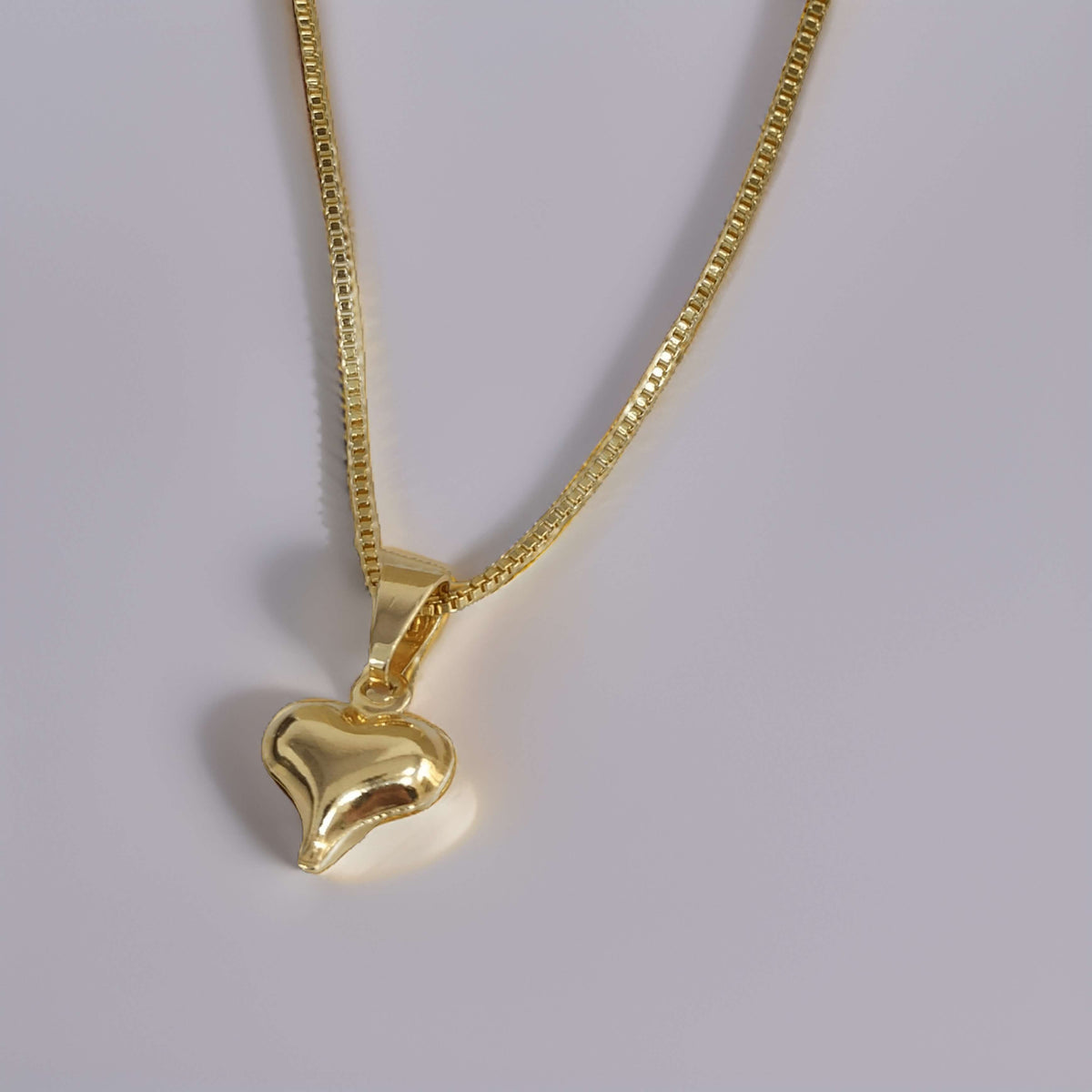 Collar Corazón - Oro laminado 18k