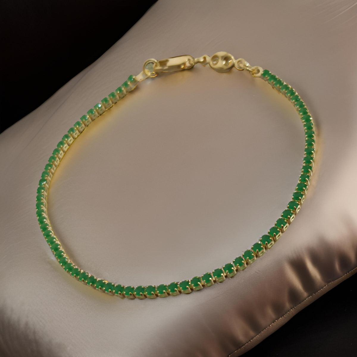 Pulsera Tenis Verde Claro