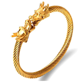 Pulsera Dragòn Dorado + Estuche