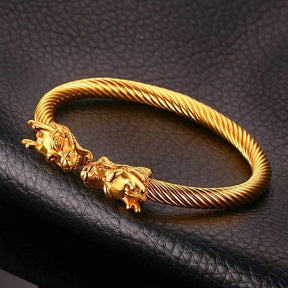 Pulsera Dragòn Dorado + Estuche