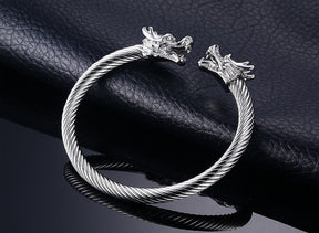 Pulsera Dragòn Plateado Ajustable + Estuche  - ENVIO GRATIS & PAGO CONTRA ENTREGA