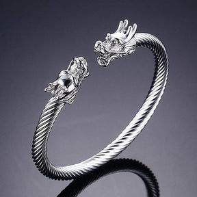 Pulsera Dragòn Plateado Ajustable + Estuche  - ENVIO GRATIS & PAGO CONTRA ENTREGA