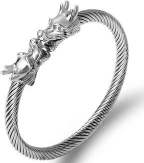 Pulsera Dragòn Plateado Ajustable + Estuche  - ENVIO GRATIS & PAGO CONTRA ENTREGA