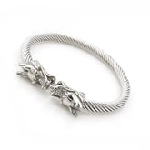 Pulsera Dragòn Plateado Ajustable + Estuche  - ENVIO GRATIS & PAGO CONTRA ENTREGA